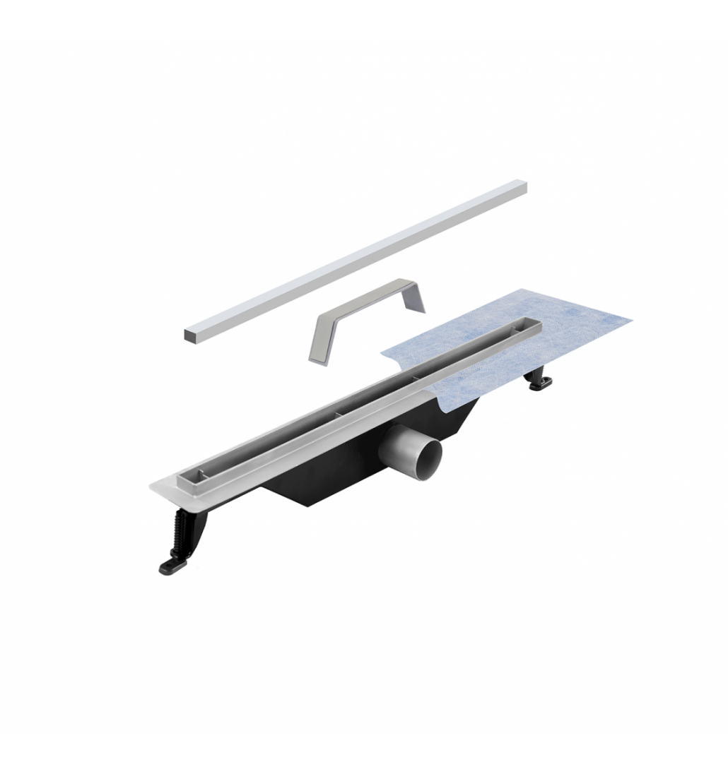 Besco VIRGO SLIM Odpływ liniowy 90 Chrom OL-90-VS