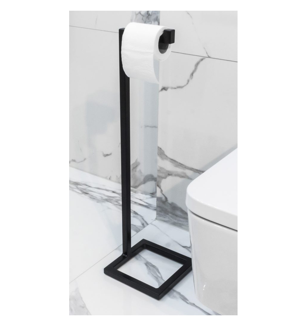 Lavita SAMAR stojak na papier toaletowy  czarny